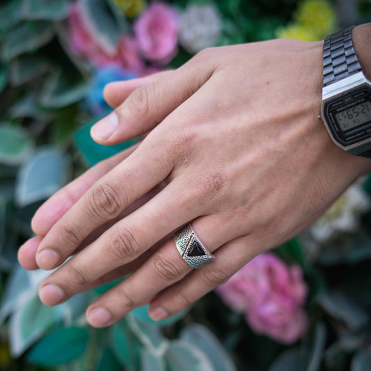 Triangle Stone Ring