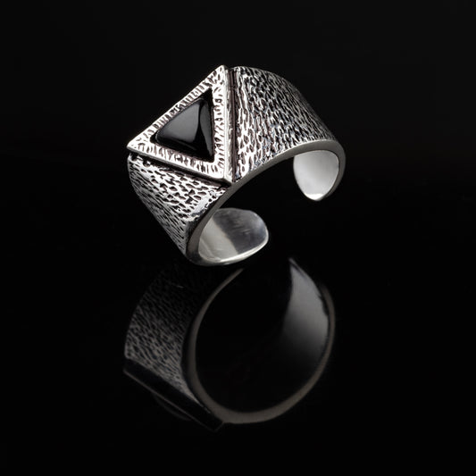 Triangle Stone Ring