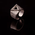 Triangle Ring Gunmetal
