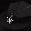 Star Anchor Pendant Gunmetal